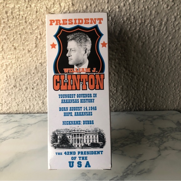 Vintage Bosley Bobbers ￼42nd President William J Clinton Bill Bobblehead - Picture 3 of 6